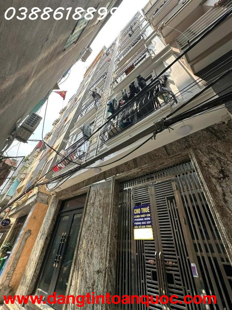 BÁN TÒA CCMN 8 TẦNG THANG MÁY TRIỀU KHÚC 98M, MT 6,5M - 27 PHÒNG KHÉP KÍN FULL NỘI THẤT - DÒNG TIỀN 