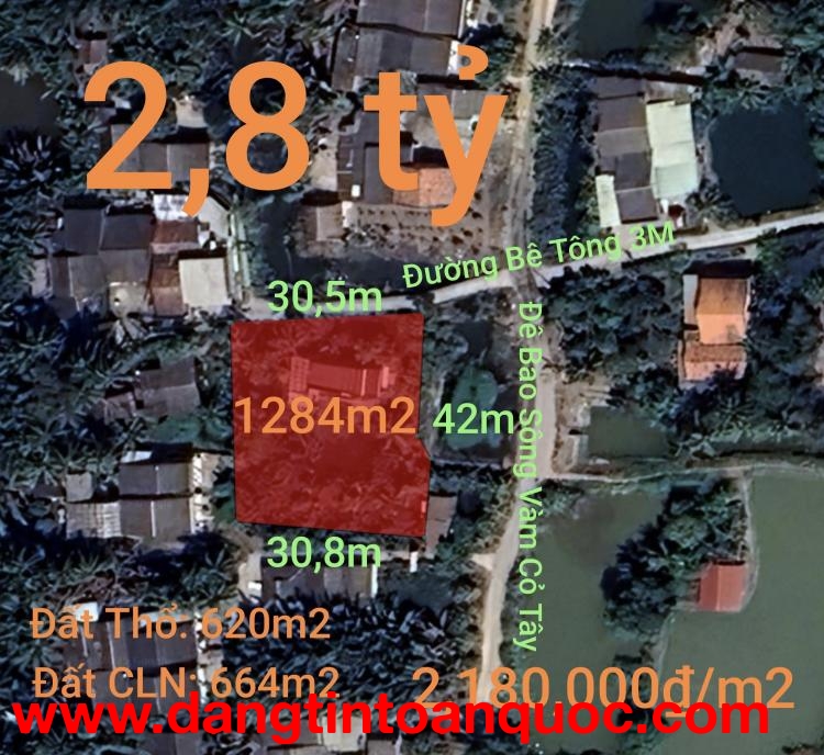 Bán hạ đất thổ vườn gần Quốc Lộ 50B giá 2,8 tỷ