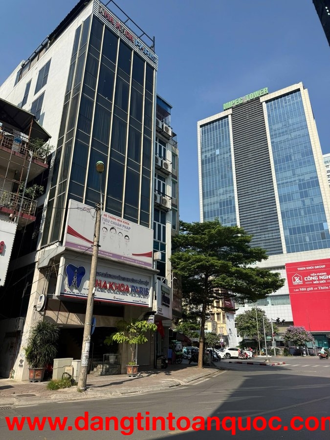 Bán Nhà Thái Thịnh 163m2.  6 tầng. mặt tiền 6.3m. giá 103 Tỷ Đống Đa Hà Nội