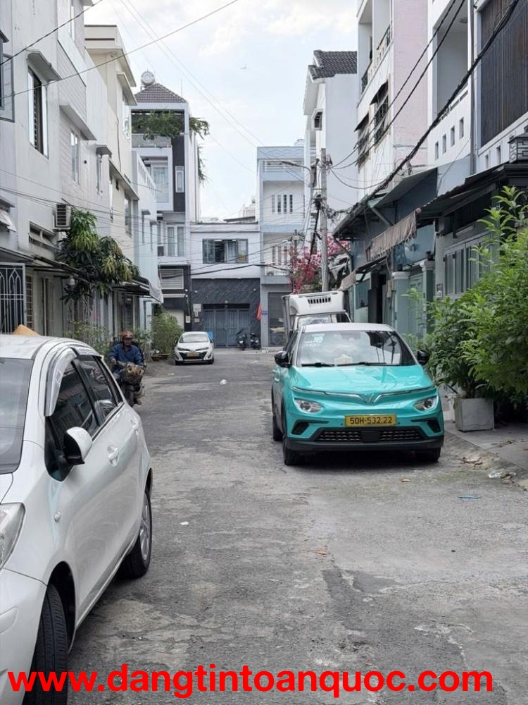 Bán nhà hẻm xe hơi Gò Dầu Tân Phú 96m², 4.8x20, nở hậu 7m, 4 tầng, 5PN, gần chợ Tân Hương chỉ 11 tỷ.