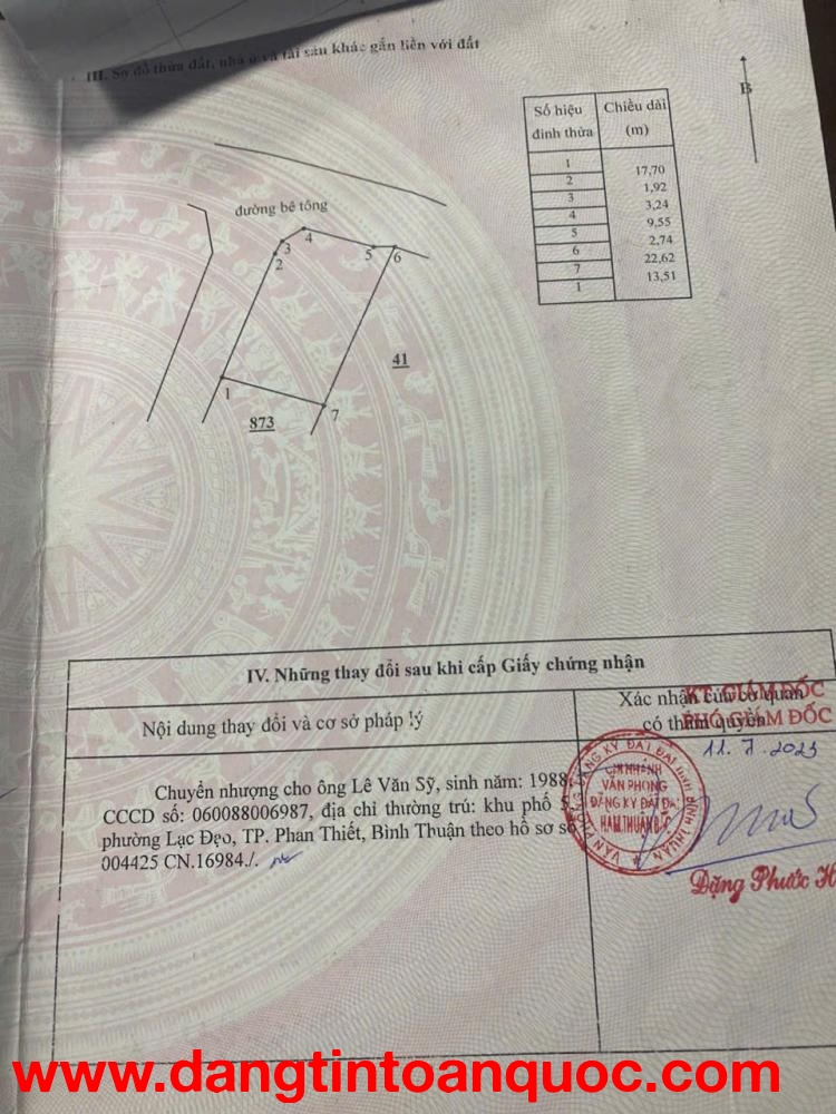 BÁN NHÀ 300M2 TẠI HỒNG SƠN, HÀM THUẬN BẮC, BÌNH THUẬN - 1.5 TỶ