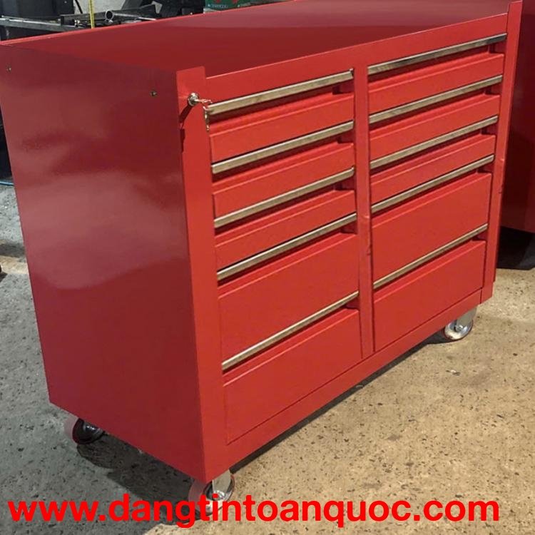 Các mẫu tủ đồ nghề, tủ dụng cụ, Tủ đồ nghề 6 ngăn kéo 1 cánh 