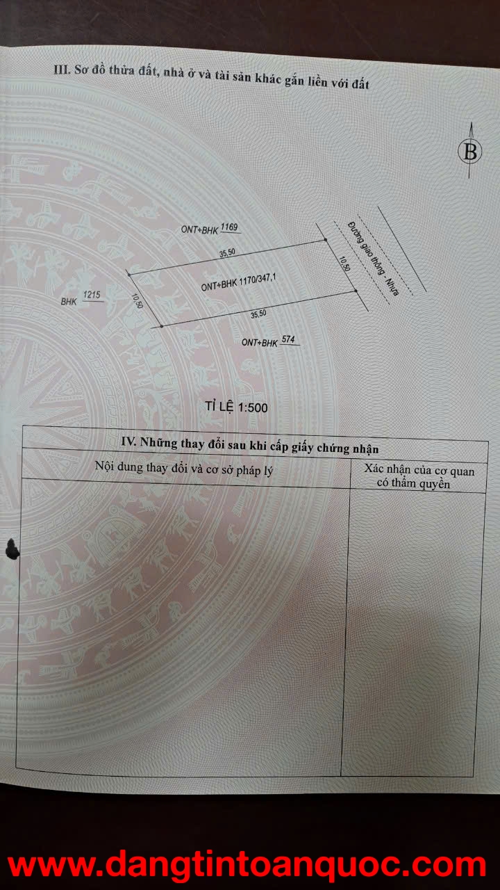 CHÍNH CHỦ CẦN BÁN ĐẤT GIÁ TỐT – HUYỆN BỐ TRẠCH - TỈNH QUẢNG BÌNH