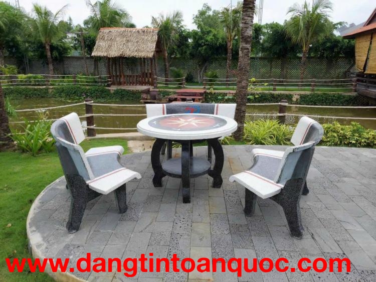 Bộ bàn ghế đá ngoài trời 0943 246 144