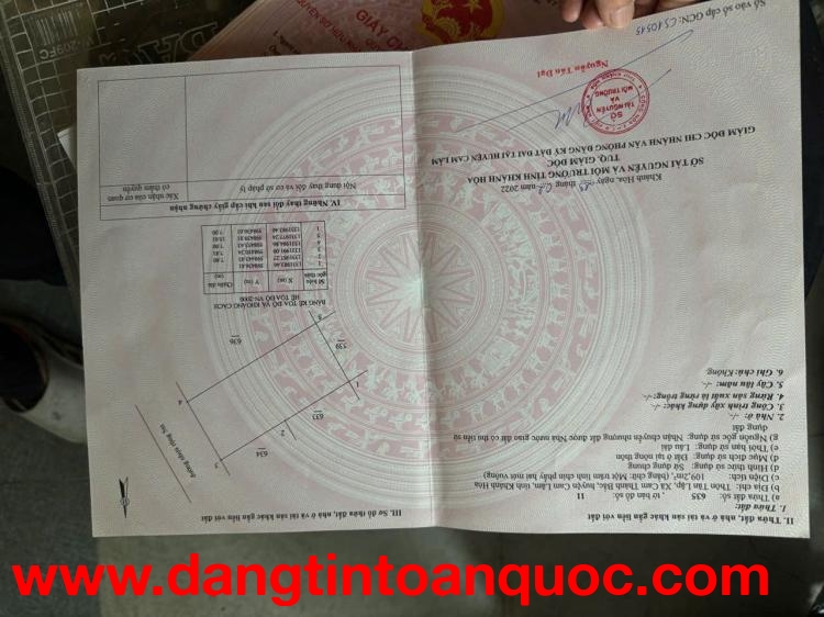 ĐẤT ĐẸP – GIÁ TỐT – CHÍNH CHỦ CẦN BÁN ĐẤT QL1A, Xã Cam Lâm, Khánh Hòa