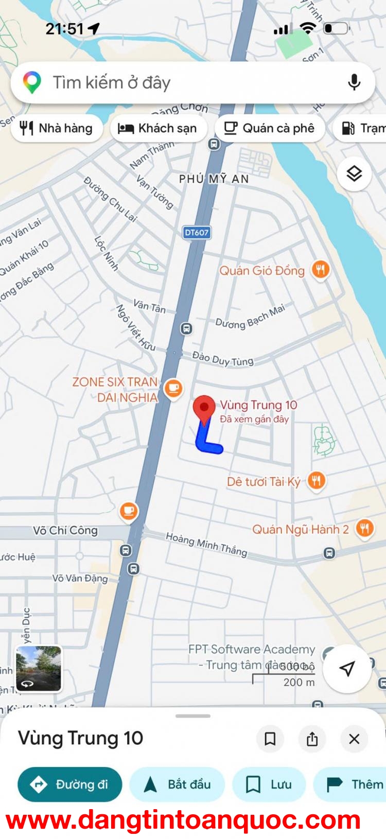 CHÍNH CHỦ Cần Bán Lô Đất Tại KĐT Phú Mỹ An, Đường Vùng Trung 10, P. Hòa Hải, Q.Ngũ Hành Sơn, Đà Nẵng