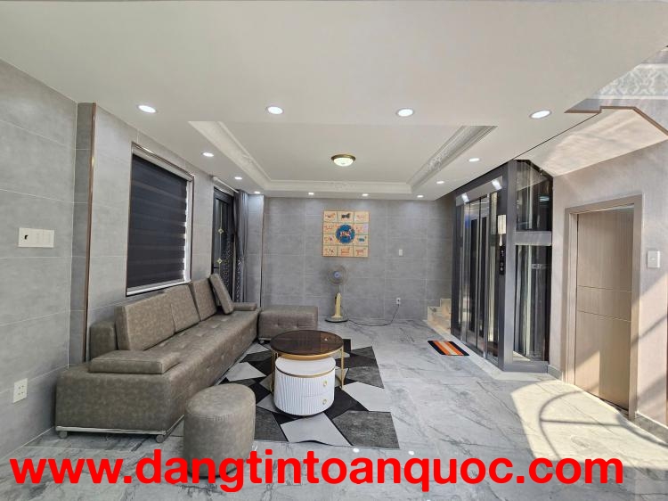 NHÀ ĐẸP QUANG TRUNG -  HẺM XE HƠI - 5 TẦNG - DT 52.5M2 ( 7 X 7.5 M ) - CÓ THANG MÁY - FULL NỘI THẤT 