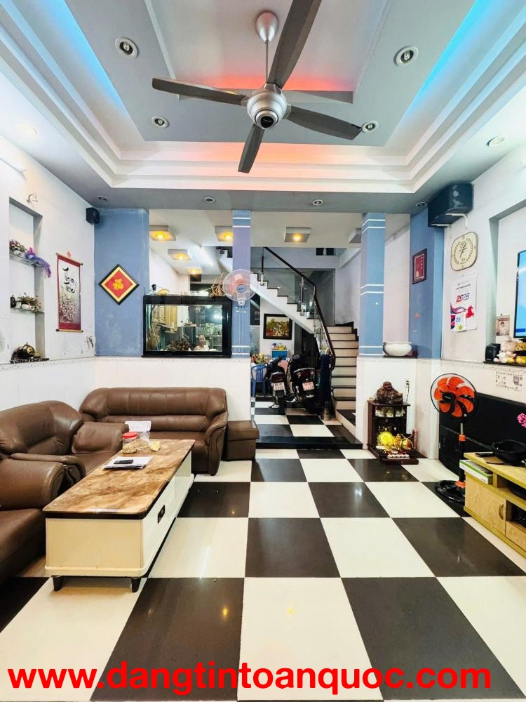 Bán nhà Hẻm 4m Thành Mỹ, ( hẻm 55 ), thông Lý Thường Kiệt, 5x13,5m - 4 Tầng, 7,9 tỷ.