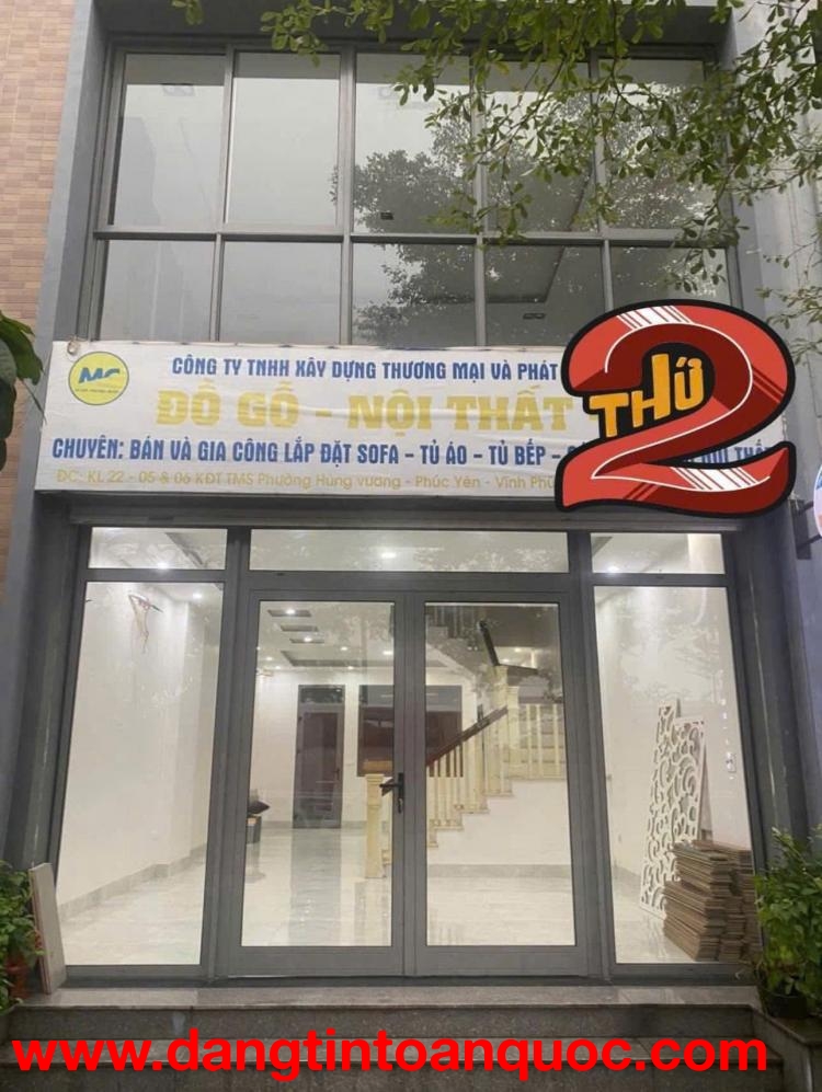 Cho Thuê nhà 5 Tầng Tại Khu Đô Thị TMS Phường Phúc Yên – Phúc Yên – Vĩnh Phúc.