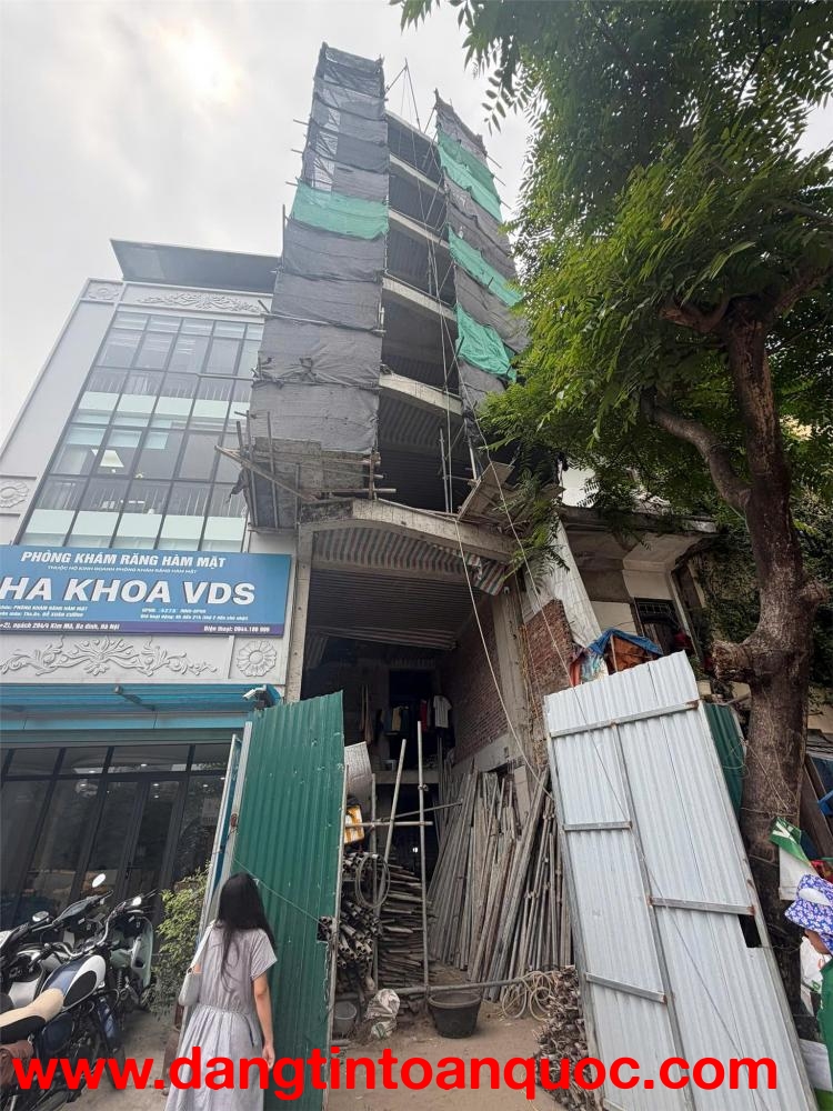 Bán nhà mặt phố vạn phúc. Kim Mã ba đình nhà 7 tầng xây thô thang máy vị trí vàng