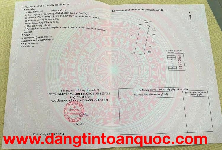 ĐẤT ĐẸP - GIÁ TỐT - Bán GẤP Lô Đất Tiềm Năng Tại Phường Phú Khương, TP Bến Tre( hẻm cfe 999)