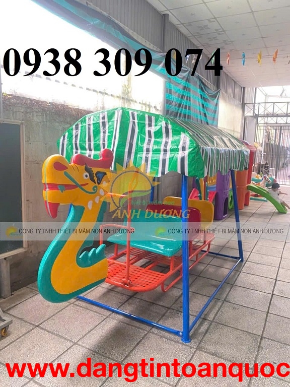 Xích đu thuyền rồng giá rẻ, xích đu sàn lắc ngoài trời