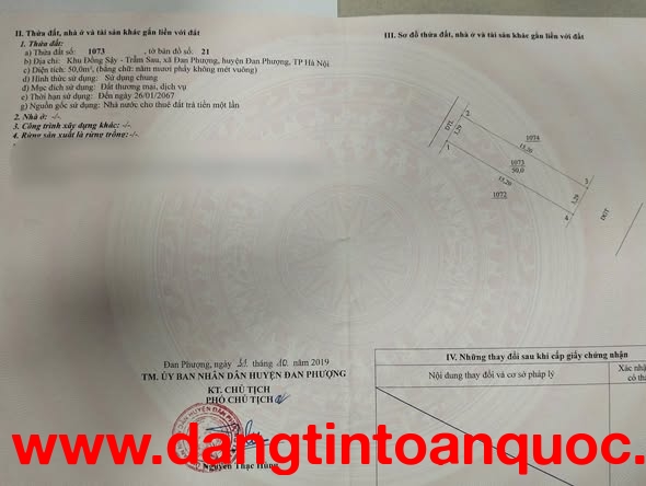 MỚI TINH 50M ĐẤT 50M NĂM ĐỒNG SẬY - ĐAN PHƯỢNG - HÀ NỘI