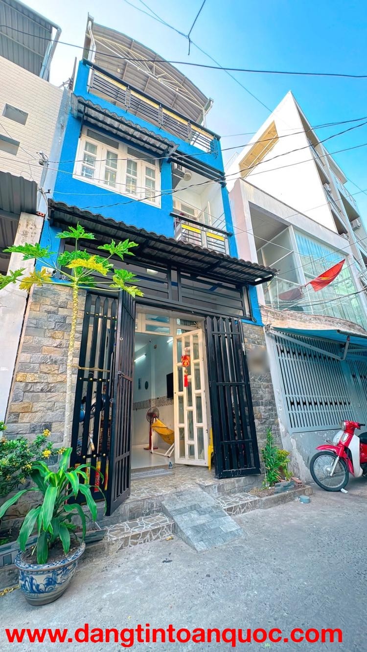 Nhà 3 lầu hẻm Âu Dương Lân, P.Chánh Hưng – hoàn công đầy đủ
