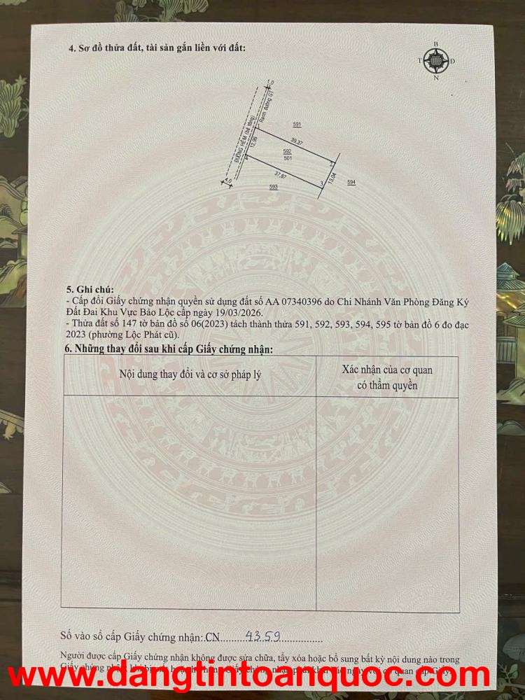 ĐẤT ĐẸP – GIÁ TỐT  – CHÍNH CHỦ CẦN BÁN NHANH đất Phường Lộc Phát, Tp Bảo Lộc, Lâm Đồng