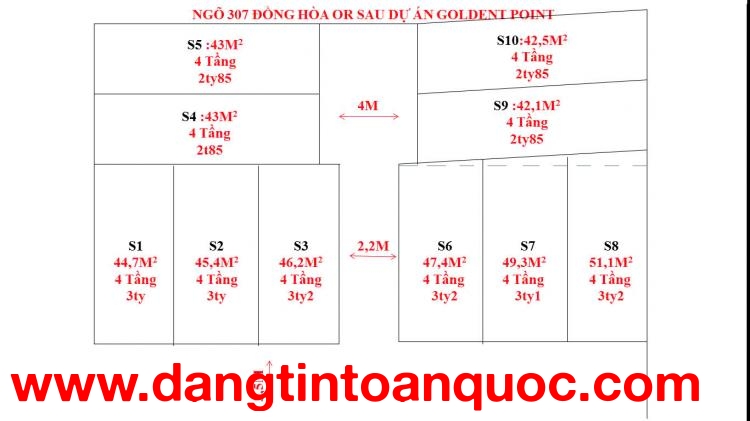BÁN NHÀ 4 TẦNG MỚI XÂY TẠI ĐỒNG HÒA – GẦN DỰ ÁN GOLDEN POINT, OTO ĐỖ TẬN CỬA