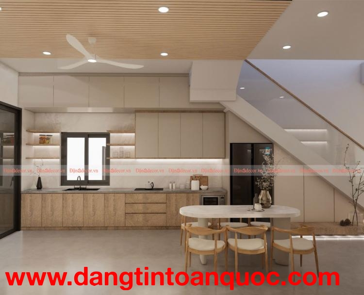 Thiết Kế Nhà Bếp Phong Cách Nhật Bản