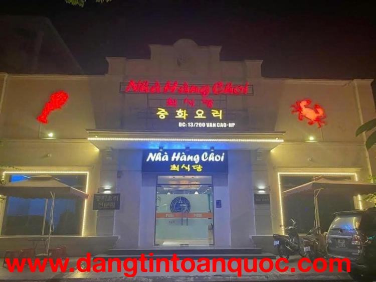 CHO THUÊ MẶT BẰNG KINH DOANH – VỊ TRÍ ĐẸP PHỐ TÂY VĂN CAO , GIA VIÊN, HẢI PHÒNG