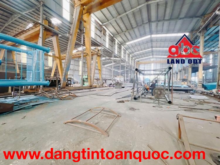 X078 bán nhà xưởng hoạt động SX cơ khí, với thiết kế kiên cố sẵn xưởng bàn giao liền