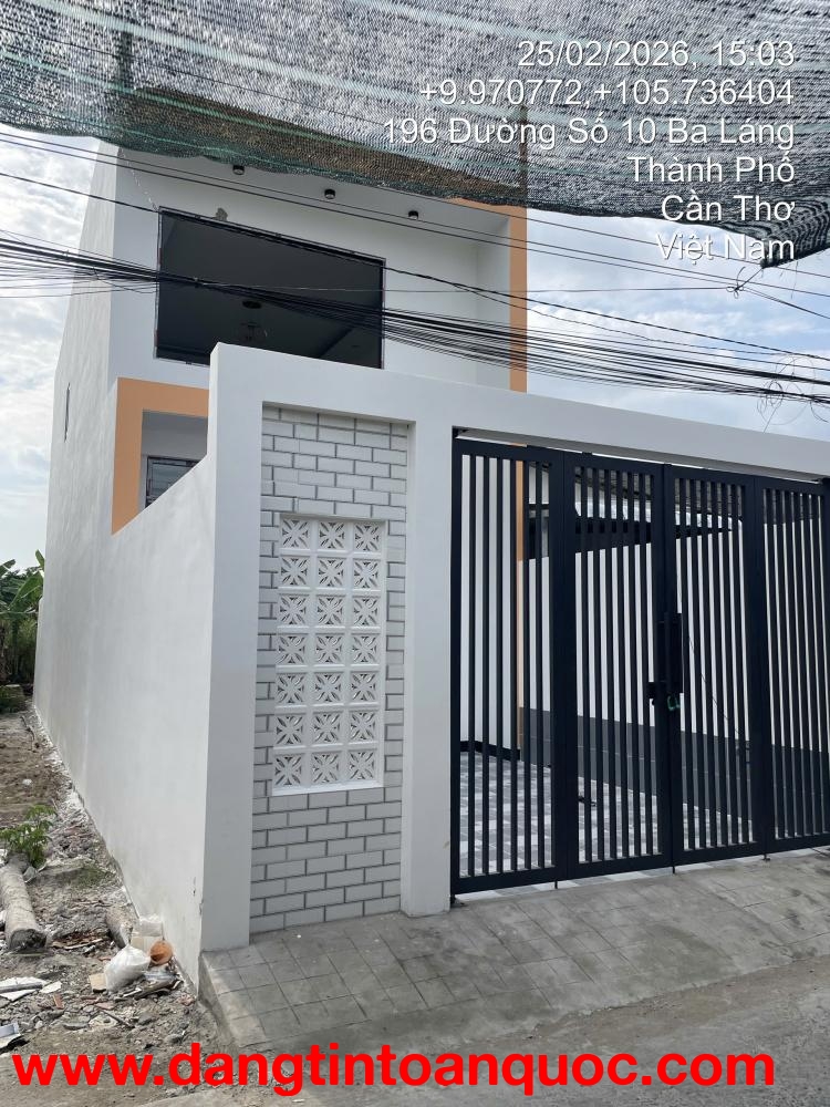 ĐẤT FULL THỔ CƯ – LỘ Ô TÔ – TIỀM NĂNG TĂNG GIÁ CAO TẠI PHƯỜNG BA LÁNG - CẦN THƠ