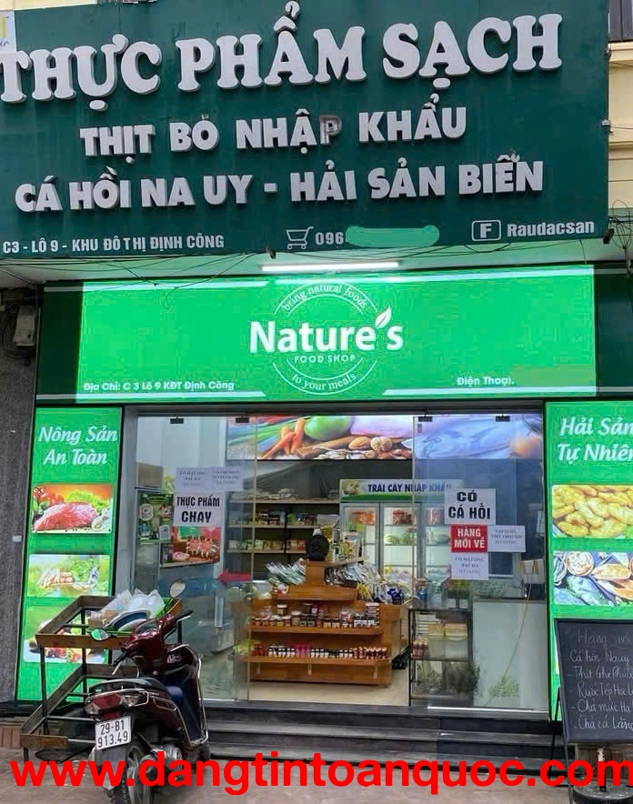 SANG NHƯỢNG CỬA HÀNG THỰC PHẨM – ĐẶC SẢN VÙNG MIỀN TẠI KĐT ĐỊNH CÔNG