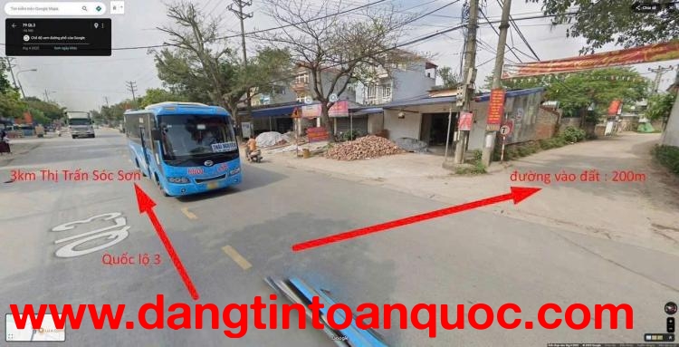 Cần Bán 79.9m2 tại Gò Sỏi - Hồng Kỳ - Sóc Sơn - HN. Giá chỉ 1ti4xxtr, Đường oto