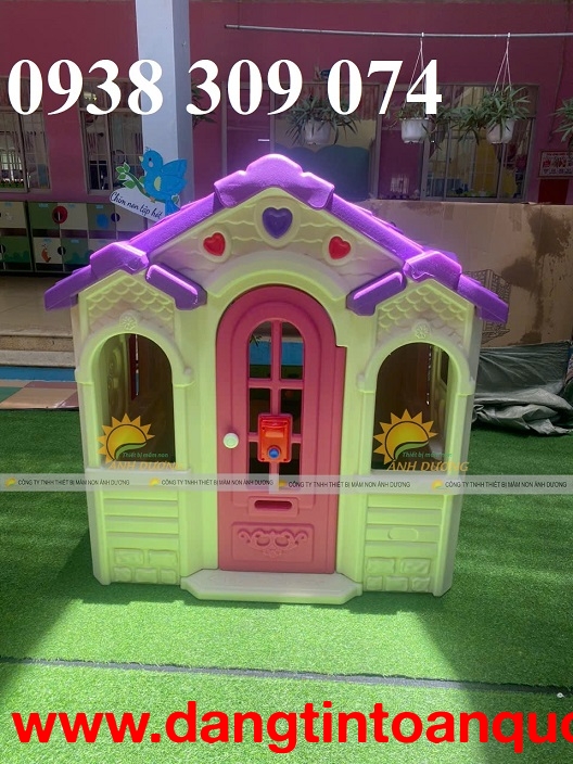Ngôi nhà chơi cổ tích cho bé, ngôi nhà đồ chơi bằng nhựa