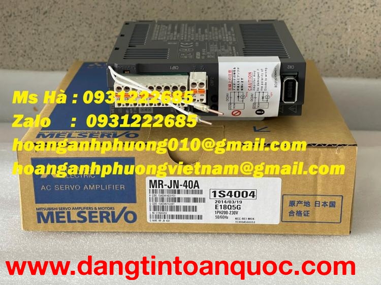 Cung cấp hàng mới - hãng Mitsubishi - Servo driver MR-JN-40A 