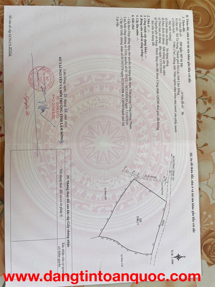 ĐẤT VƯỜN VIEW HỒ – GIÁ RẺ – CHÍNH CHỦ CẦN BÁN LÔ ĐẤT TẠI Xã Tà Nung, TP Đà Lạt, Tỉnh Lâm Đồng