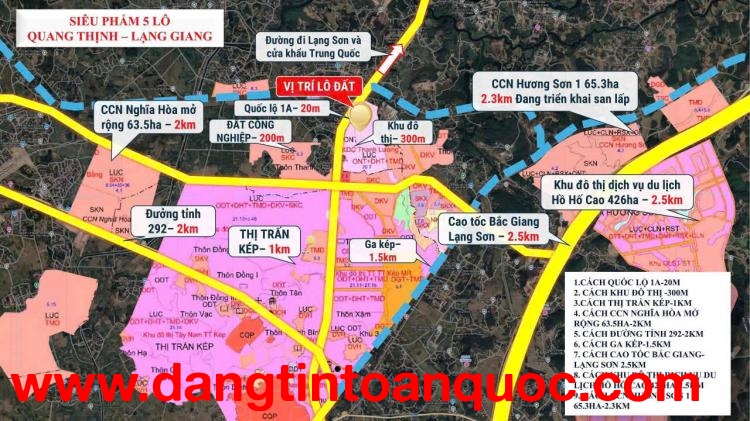 CHÍNH CHỦ CẦN BÁN 3  LÔ ĐẤT LIỀN KỀ CÓ VỊ TRÍ ĐẸP TẠI XÃ QUANG THỊNH - LẠNG GIANG - BẮC GIANG.