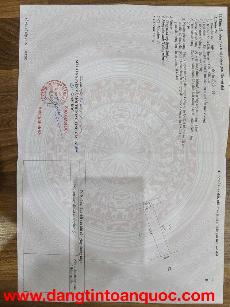 ĐẤT ĐẸP – CẦN BÁN  ĐẤT TẠI  Đồi thông - Đường nhựa (cổng chào) cách đường Phan Đình Phùng 250m