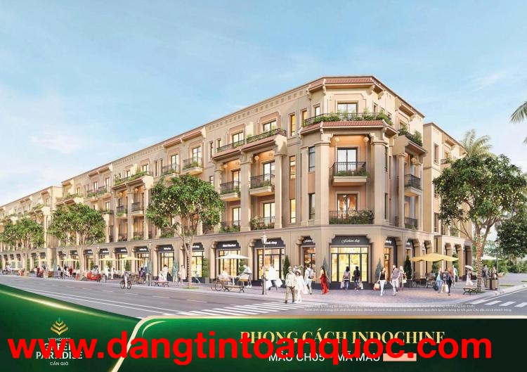 BÁN NHÀ TẠI VINHOMES GREEN PARADISE CẦN GIỜ DT: 5X15=75M2 SHR CHỈ 11,9 TỶ. LH:0916666313.