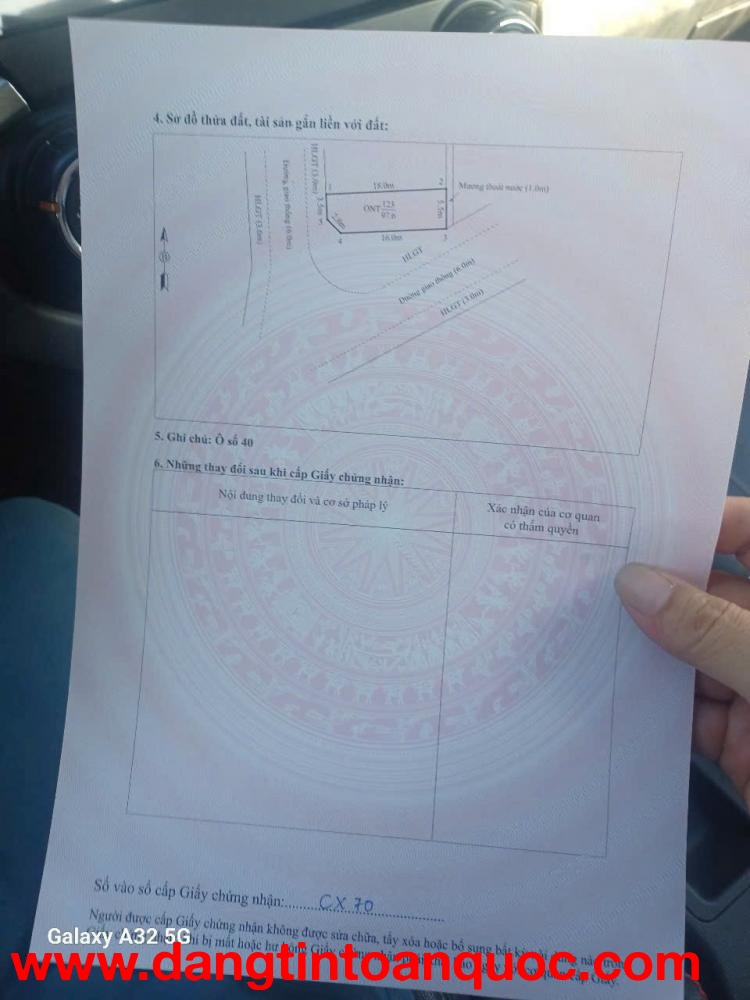 ĐẤT ĐẸP – GIÁ TỐT – CHÍNH CHỦ CẦN BÁN 2 LÔ ĐẤT TẠI Xã Tiên Kiên, Huyện Lâm Thao, Tỉnh Phú Thọ