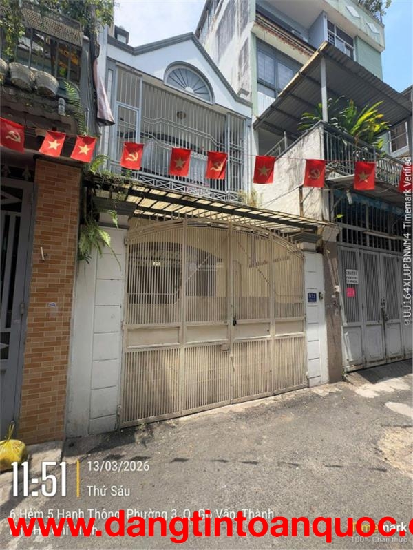 Nhà HXH 4m thông 1 trục ra Phạm Ngũ Lão, Quang Trung tại trung tâm P3, DT 4x22m (88m2) giá 9,9 tỷ