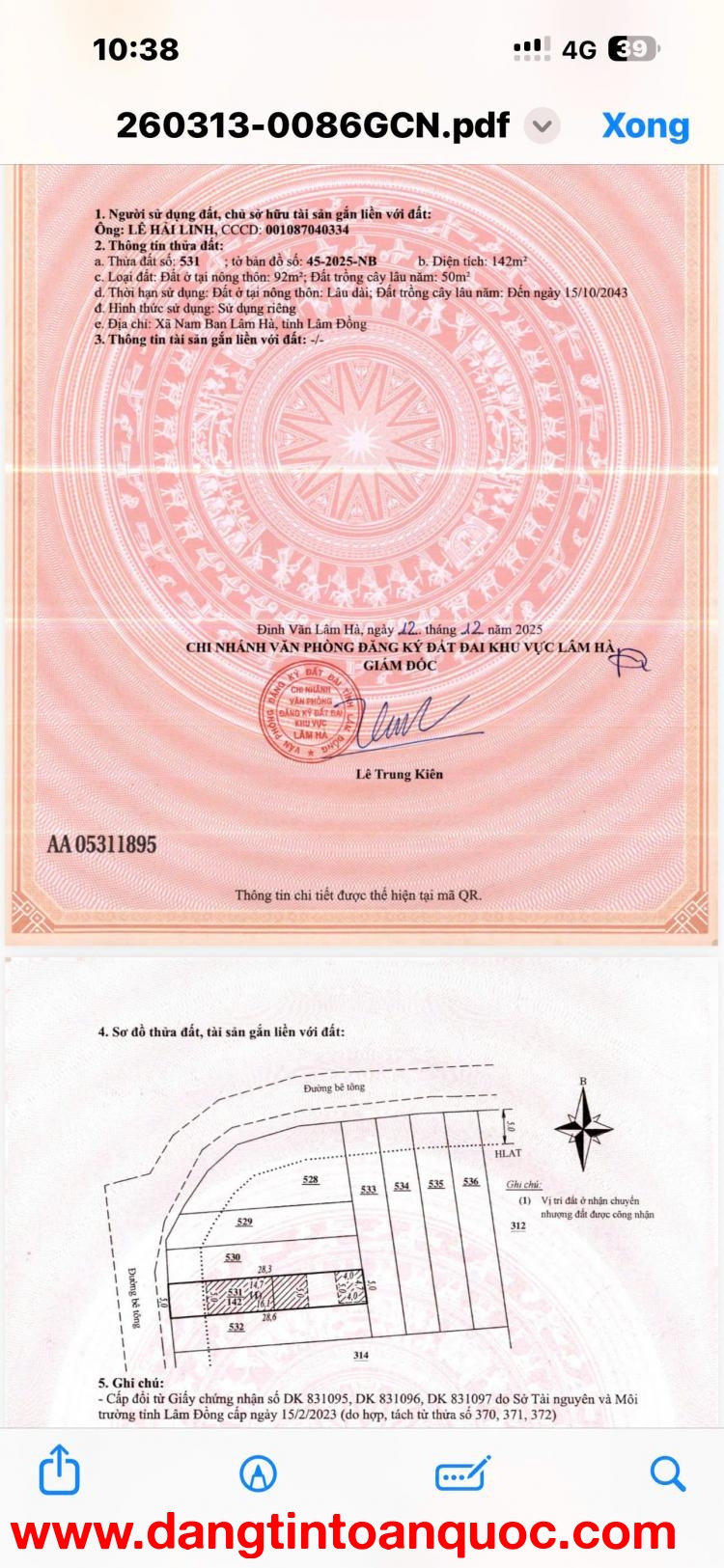 HOT !!! SỞ HỮU NGAY LÔ ĐẤT ĐẸP - GIÁ TỐT - Vị Trí Đắc Địa Tại TT Nam Ban Cũ, Lâm Hà, Lâm Đồng