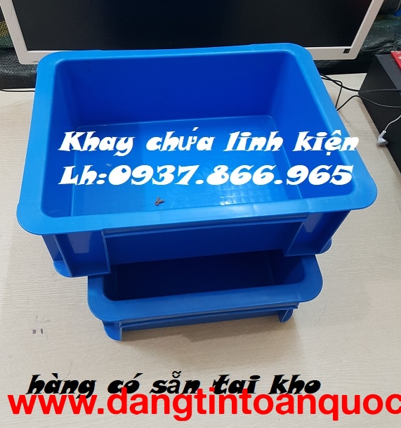 khay nhựa đựng chip trong dây chuyền, khay đựng phụ kiện may mặc, khay nhựa