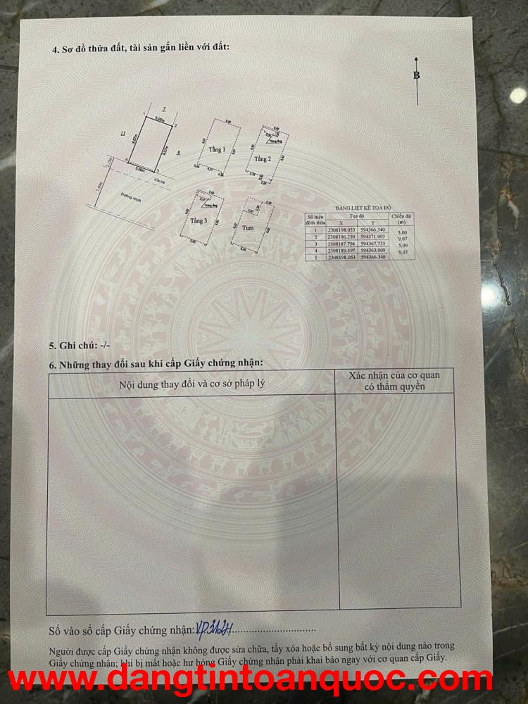 Nhà liền kề 45m2 4 tầng Hoàng Huy GrandTower, Hồng Bàng - Giá: 5,x tỷ