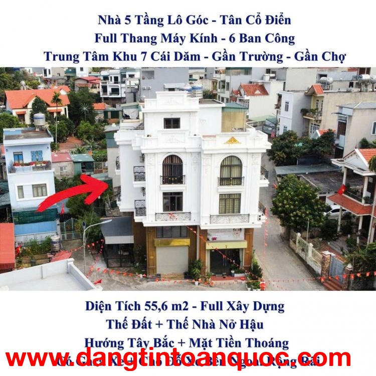 NHÀ ĐẸP – GIÁ TỐT – Chính Chủ Bán Nhà 5 Tầng Trung tâm khu 7 Cái Dăm, Bãi Cháy, Quảng Ninh