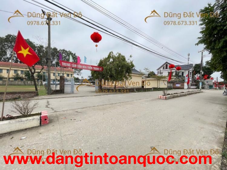 Chỉ nhỉnh 3 tỷ lô đất đấu giá Thanh Bình- Chương Mỹ- Hà Nội