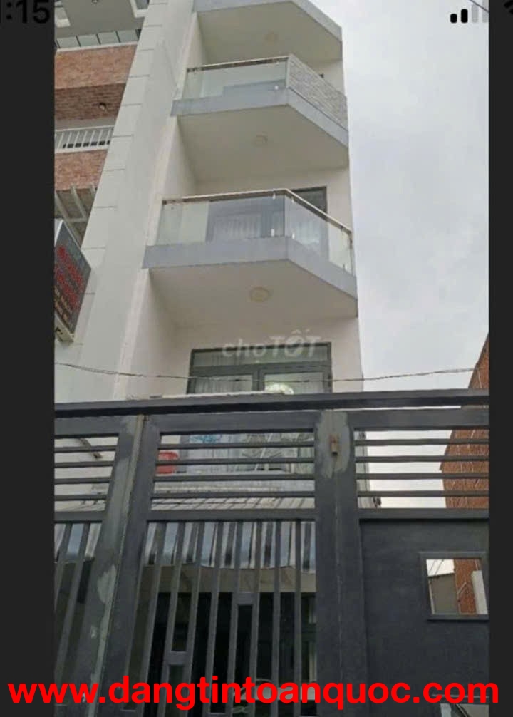 CHO THUÊ NHÀ 4 TẦNG ngay mặt tiền đường Nguyên Hồng, phường 11, quận Bình Thạnh