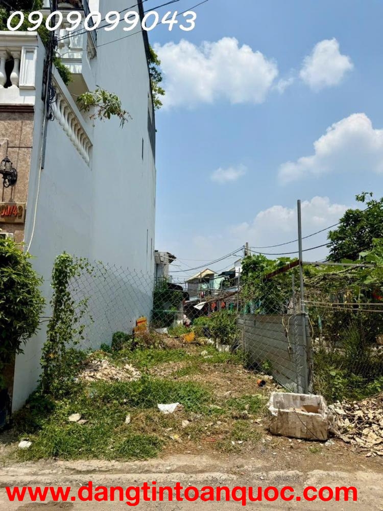 ????LÔ ĐẤT HAI MẶT HẺM THOÁNG-GẦN 60M2