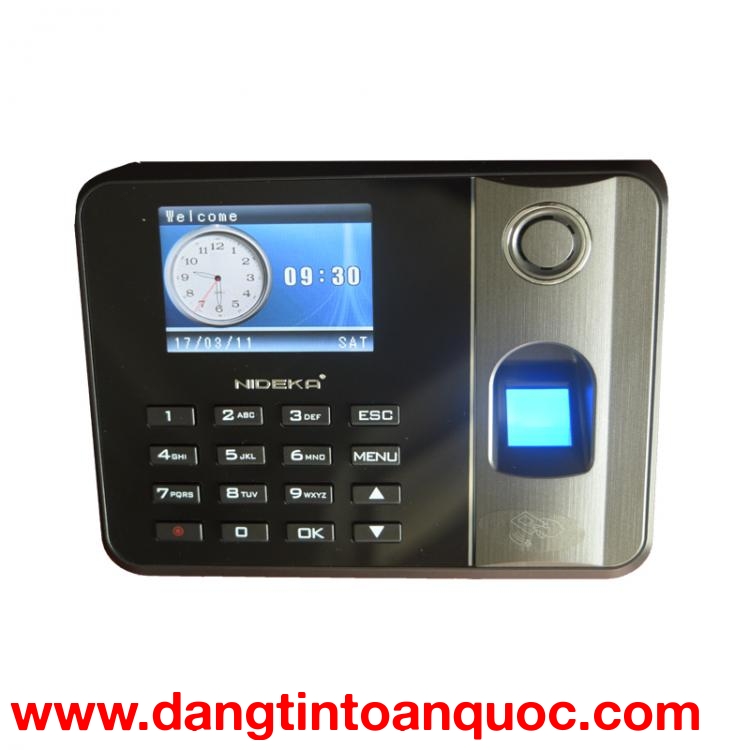 MÁY CHẤM CÔNG VÂN TAY NIDEKA TM 2800D ( bạc)