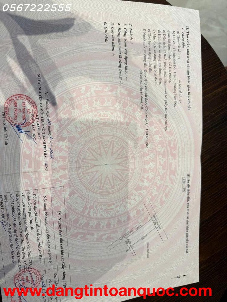 Bán đất lô góc 3 mặt tiền tại Đức Hậu, Hợp Đức - ZALO 0567 222 555