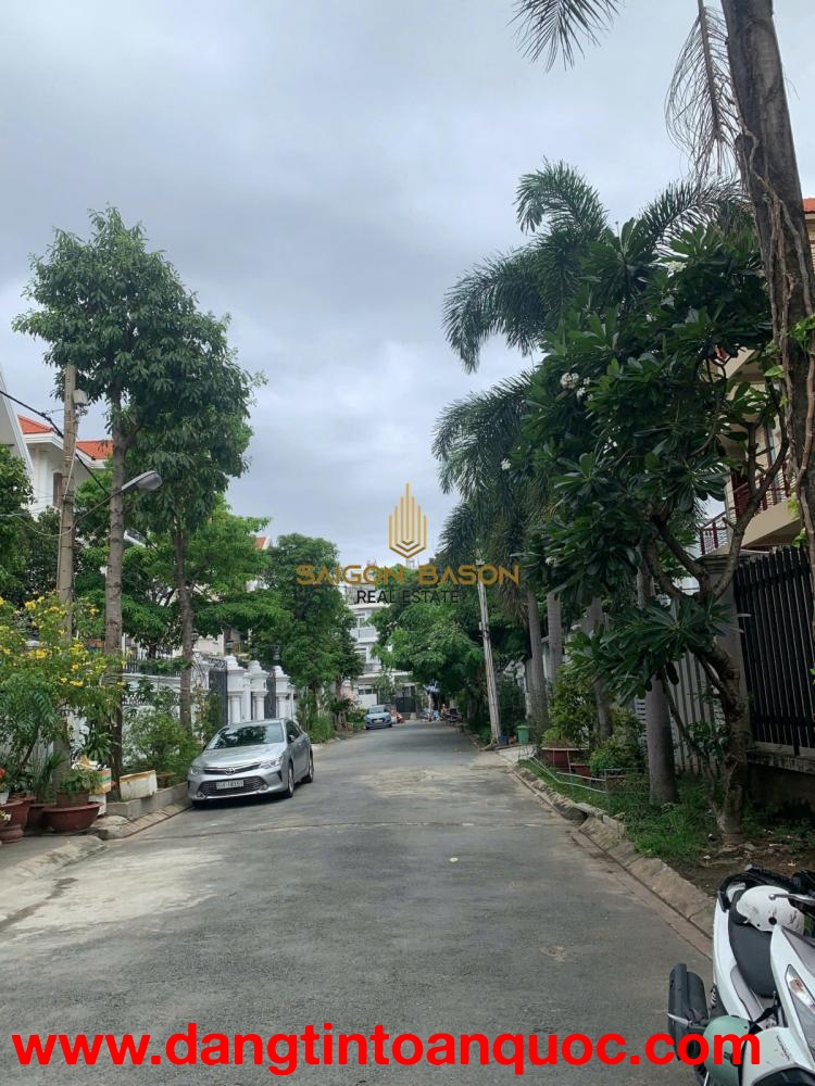 Biệt thự 295m² khu Hoa Hồng – nội khu bảo vệ 24/24, sân vườn rộng, giá 60 tỷ.