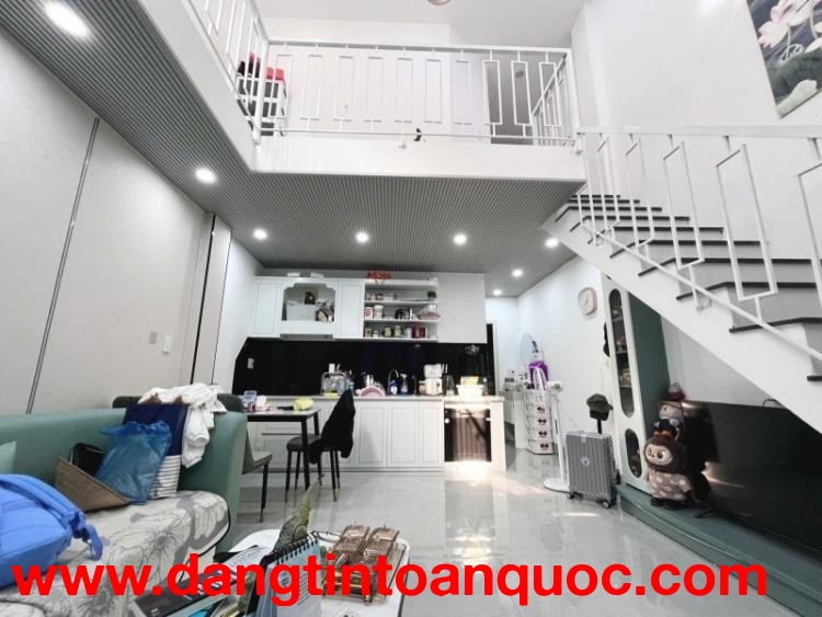 ♪ 1 nhà ra Kiệt Ô tô gần MT Điện Biên Phủ 54m2, gác lửng đẹp, 3.6x tỷ