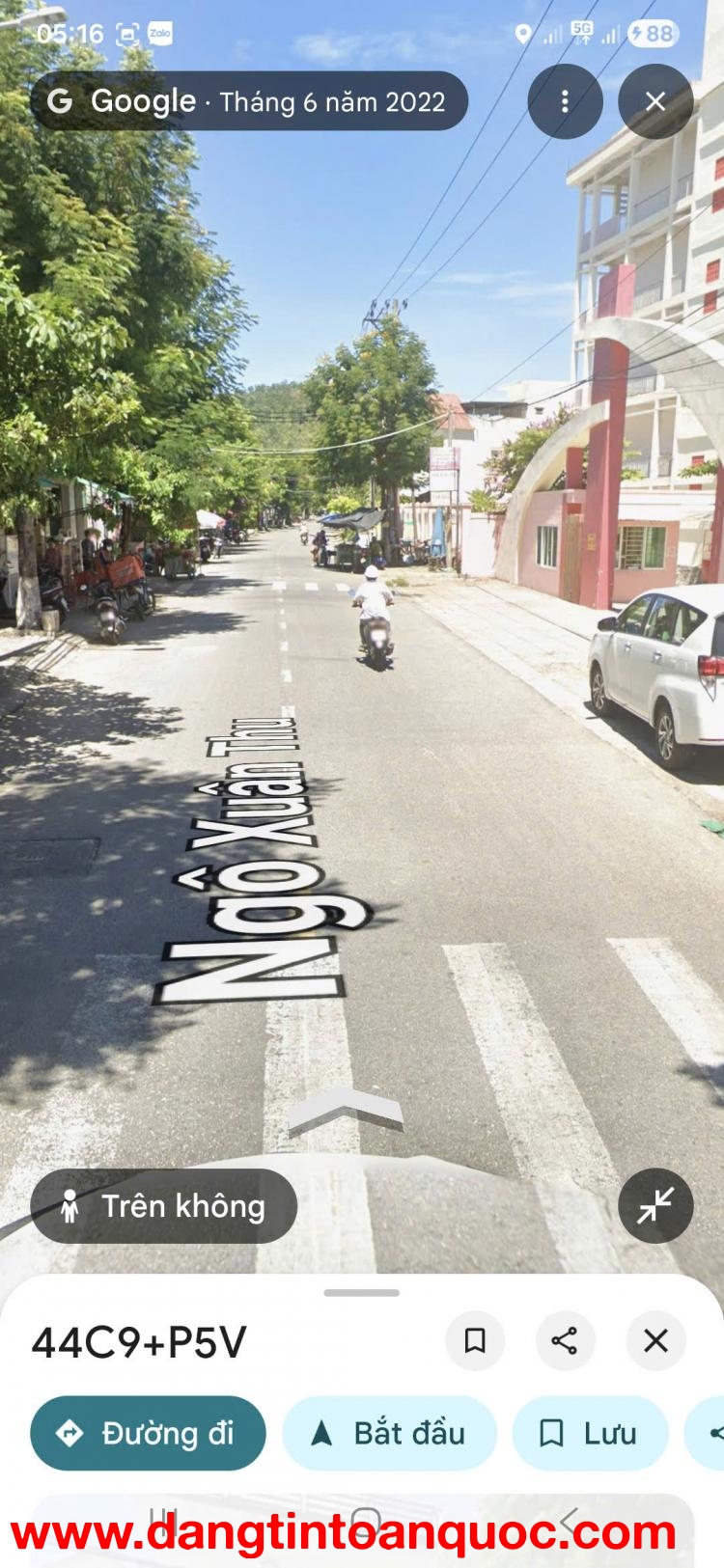 ????????Bán đất mặt tiền đường Ngô Xuân Thu - Đôi diện trường CĐ GTVT