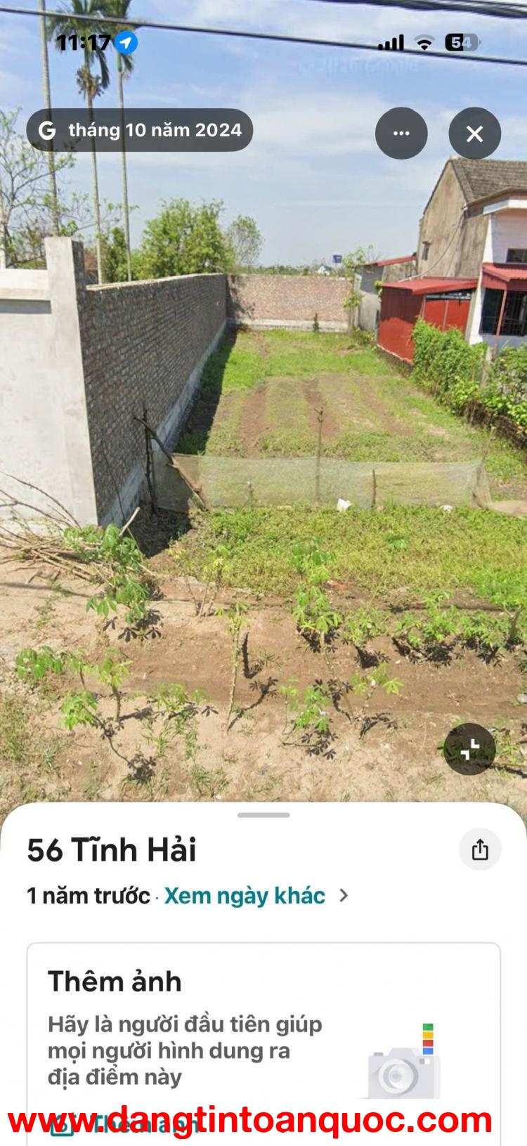 Bán lô đất 180m2 ( mặt tiền 6,5m) Tại Mặt Đường Quận Dương Kinh – Hải Phòng.