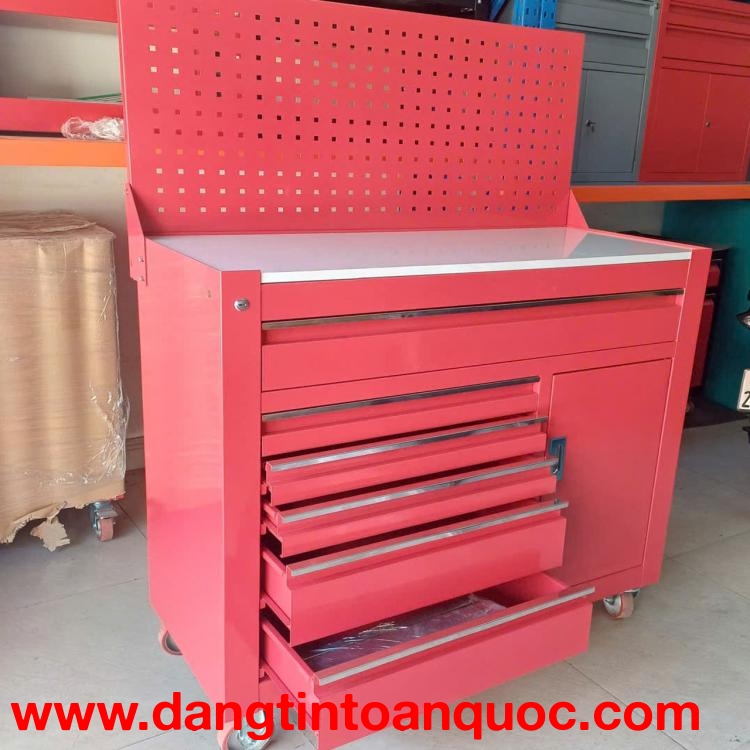 Tủ dụng cụ kết hợp bảng treo, tủ đồ nghề với bảng treo