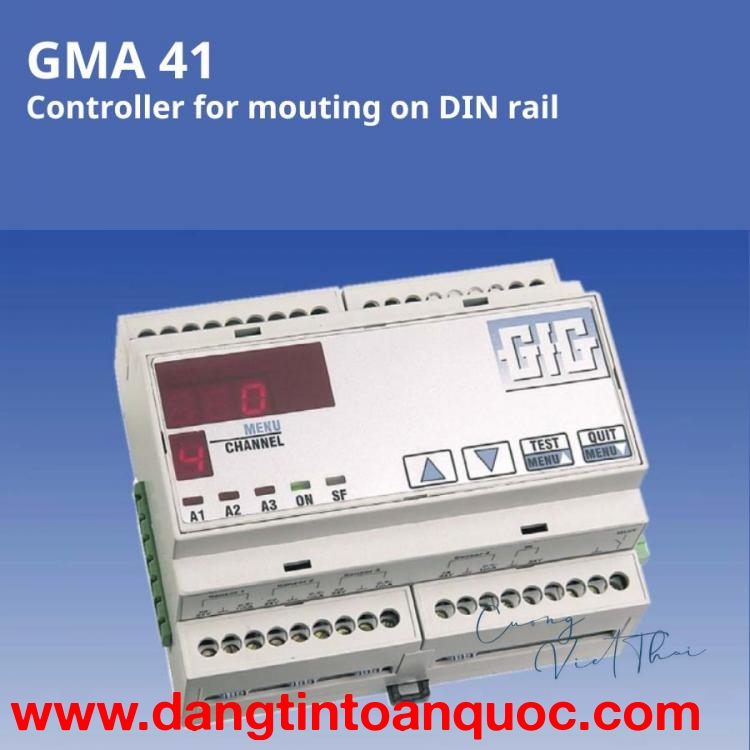 Bộ điều khiển GMA41 để gắn trên thanh ray DIN
