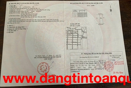 BÁN NHÀ LÊ QUÝ ĐÔN KHU CHỢ NGỌC HÀ
TRUNG TÂM P . PHÚ MỸ - TP . HỒ CHÍ MINH